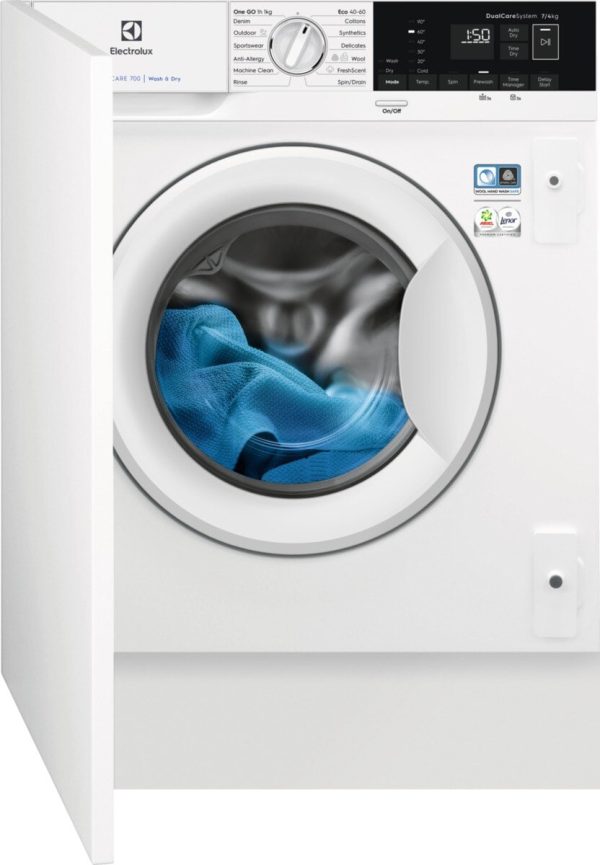 Electrolux vaske/tørremaskine EW7F5247A4 indbygget